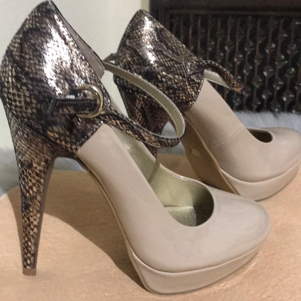 G by Guess Nude High Heel Pump.